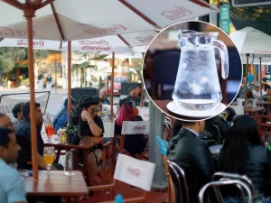 Ley del vaso de agua: nueva obligación para restaurantes
